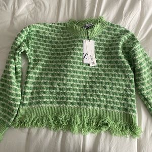 Zara Women’s Tweed Sweater